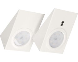 LED onderkast verlichting - Contactloze schakelaar - Neutraal wit - 2 stuks
