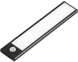 LED onderkast verlichting - Neutraal wit - USB oplaadbaar - 20cm - Zwart