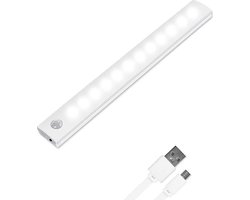 LED onderkast verlichting - USB oplaadbaar - PIR sensor - 30cm