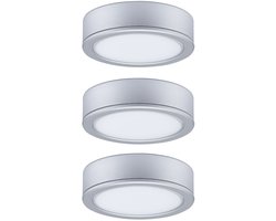 LED-onderkastverlichting Pukk 3x3,5W 65mm 3x210lm 230V rond Chroom mat