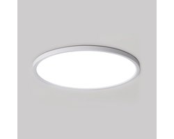 LED-plafondlamp, 36W moderne ultradunne plafondlamp 40CM IP44, ronde plafondlampen 3240LM 6500K koel wit voor badkamer woonkamer slaapkamer keuken balkon