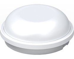LED Plafondlamp - Badkamerlamp - Opbouw Rond - Waterdicht IP65 - Natuurlijk Wit 4200K - Mat Wit Kunststof