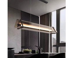 LED Plafondlamp - Luxe Industriële eetkamer hanglamp - kunst kroonluchter - driehoek 1m -3000k - eetkamer LED lamp - Plafondlamp - Plafonniere lamp - LED Chandelier