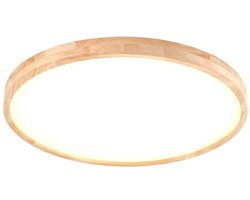 Led Plafondlamp Moderne 30W 40cm Plafonnière Houten voor Woonkamer Keuken Slaapkamer Wit Licht