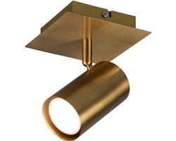 LED Plafondspot - Trion Monla - GU10 Fitting - 1-lichts - Rond - Antiek Koper - Aluminium