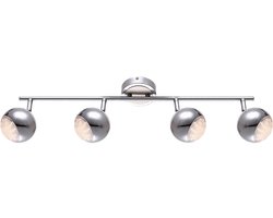 LED plafondspot woonkamer eetkamer beam light chroom spot verstelbaar