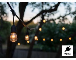 Led prikkabel - 10 lampen - 5 meter - Koppelbaar - Waterdicht - 220 Volt - Hanglampen