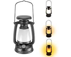 LED-retro-zonne-kampeerlamp voor buiten, oplaadbare, draagbare verlichting, wit licht, geel licht, warm licht, multifunctioneel licht in de vorm van een paard, 3 instelbare helderheidsstanden.