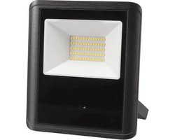 LED-SCHIJNWERPER VOOR BUITENSHUIS - 50 W, NEUTRAALWIT - ZWART - MICROGOLFSENSOR