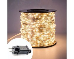 LED-slingerlampjes - Decoratieve Lichtsnoer - Binnen en Buiten Gebruik - 20 Meter - Kerst Warmwit