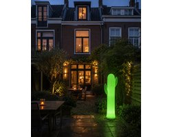 LED Solar Cactus Lamp – Decoratieve Buitenverlichting – Kleurverandering – Touchbediening – Automatische Inschakeling – 6‑8 Uur Werktijd