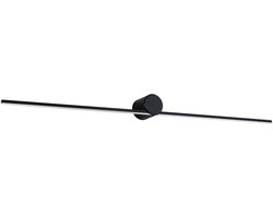 LED-spiegellamp Sava IP44 3000K 500lm 230V 7,5W Zwart mat