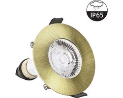 Led Spot Armatuur Antiek Brons / Messing | IP65 waterbestendig | Incl. GU10 Fitting