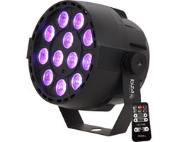 LED spot RGB - Multikleur 12 x 3W met afstandsbediening