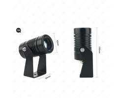 Led Spot Verlichting - Buitenlamp Projector - Tuin Verlichten - Smalle Straal - IP67 Waterdicht - Geel