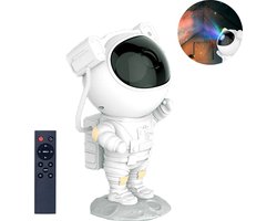 LED Sterren Projector Astronaut - Star Galaxy Projector - Sterrenhemel Kinderen En Volwassenen - Nachtlampje - USB - WIT