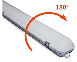 LED strip - kantoor lamp-garage lamp- LED Tri-Proef Lamp -IP66 12W 60 cm PC-afdekking- LED Tri Proof Armatuur- tri-proof verlichting- LED magazijn verlichting-winkel verlichting