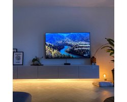 Led strip TV meubel - 2 meter - complete set - Plug&play - Warm wit licht