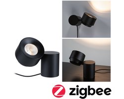 LED-tafellamp Smart Home Zigbee 3.0 Puric Pane 2700K 300lm 3W Zwart