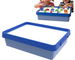 Led Tekentafel - Kinder Kunst Station - Creatief Leren - Glad Gelijkmatig Verlicht - 335x255 cm - Blauw