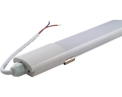 LED TL Armatuur - LED Balk - Prixa Blin - 36W - Waterdicht IP65 - Natuurlijk Wit 4000K - Kunststof - 120cm