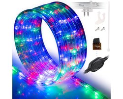 LED Touwverlichting - Verlichtingssnoer Flexibel - Buiten Decoratie - Waterdicht Verstelbaar - 6 Meter - Multicolor