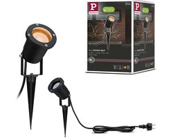 LED-tuinspots Spot insectvriendelijk IP65 rond 92 mm 2200K 4,3W 320lm 230V 38° Zwart Metaal