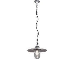 LED Tuinverlichting - Hanglamp - Torna Brinito - Plafond - E27 Fitting - Mat Grijs - Aluminium