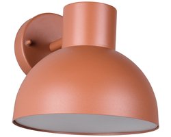 LED Tuinverlichting - Wandlamp Buitenlamp - Trion Beele - E27 Fitting - Rond - IP44 - Oranje - Aluminium
