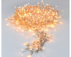 LED-verlichting - 120 LED - 9 meter - Warm wit - Transparant snoer