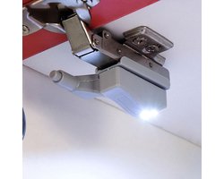 Led verlichting - Kast - Scharnier -2 STUKS- kledingkast - Kastdeur - Keukenkast - Exclusief batterij- 2 STUKS