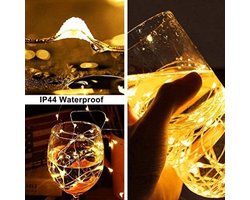 LED Verlichtingssnoer, Koperdraad, Warm Wit, 5 Meter, Waterdicht, Ideaal voor Bruiloften, Feesten en Kerstdecoratie