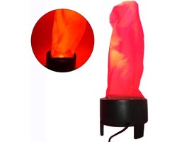 LED Vlamlamp – Hangende Dynamische Vlam Effect Lamp – Gesimuleerde Vuurgloed Decoratie, Veilig & Zonder Warmte – Vlamhoogte 21 cm - Voor Halloween / Kerst