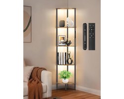 LED Vloerlamp met Dimbaar Licht en Hoekrek