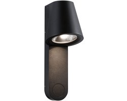 LED-wandarmatuur voor buiten Caissa Schemergestuurde bewegingsmelder (HF) IP44 105x274 mm 3000K 9W 700lm 230V 65° Antraciet Aluminium