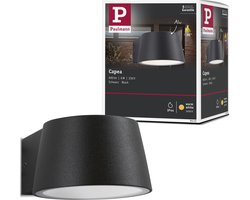LED-wandarmatuur voor buiten Capea IP44 96x128mm 3000K 6W 500lm 230V 98° Antraciet Aluminium