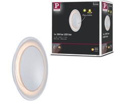 LED-wandinbouwlamp Neordic rond 123 mm 2W 30lm 230V 2700K Wit mat