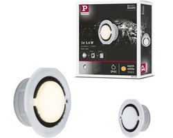 LED-wandinbouwlamp Special Line IP65 rond 76mm 1,4W 140lm 230V 3000K Opaal