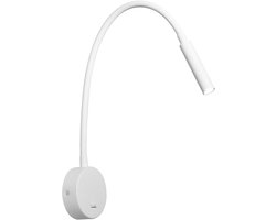 LED Wandlamp Leeslamp - 3W Warm Wit 3000K - Flexibele Zwanenhals - Bedlamp met Schakelaar - Wandlamp voor Bed, Boeken, Slaapkamer en Woonkamer