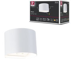 LED wandlamp op accu Nyora IP44 3000K 135x120mm 2x1W / 1W Wit
