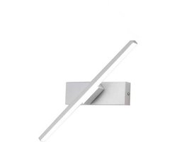LED-wandlamp voor binnen - Bedlamp - Wandlamp voor de slaapkamer - Draaibare LED-wandlamp - Verstelbare hoek - Warm licht -monochromatisch licht- Geschikt voor slaapkamers, nachtkastjes, studeerkamers, woonkamers en woonaccessoires - Wit