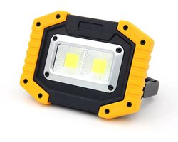 LED werklamp oplaadbaar 20W COB led - 2000 lumen met powerbank functie