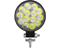 LED-werklampen voor auto's - Mini rond - 14 LED-lampjes - 40W - LED-werklampen - Bouwverlichting - Geschikt voor terreinwagens, personenauto's, vrachtwagens en SUV's - 2 stuks - Wit licht