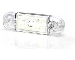 led zijmarkeringslamp universeel wit 3x led - led contourlamp - zij lamp - breedtelamp