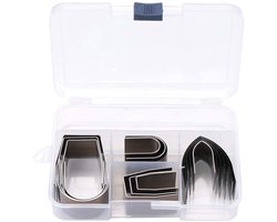 Lederen Gat Punch Set - Ponsen Gereedschap voor Craft Embossing - 18-delig assortiment met Professionele Lederen Craft - Ideaal voor Lederen Ponsen