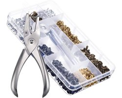 Lederen Klinknagels - Dubbele Cap Studs - Handleiding voor Lederen Craft - Reparaties & Decoratie