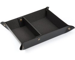 Lederen lade-organizer, praktische lichtgewicht waterbestendige opbergdoos voor computertafel, bureau, voor portefeuilles, horloges, sleutels, munten, mobiele telefoons en kantoorbenodigdheden