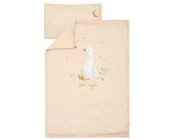 Ledikant dekbedovertrek - Beige - Newborn Naturals - Little Goose