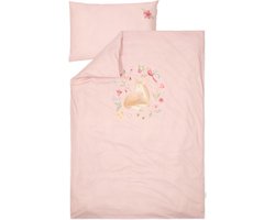 Ledikant dekbedovertrek - Roze - Fairy Garden - Fairy Blossom