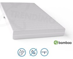 Ledikant Matras 70x140 x14cm koudschuim hybrid matras met anti-allergische wasbare hoes / tijk met rits